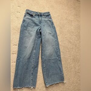 Madewell Women's wide leg crop Jean